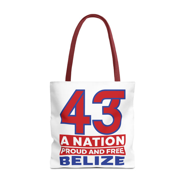 43 - White Tote Bag