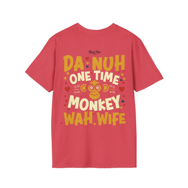Monkey Wife - Reverse Unisex Softstyle T-Shirt