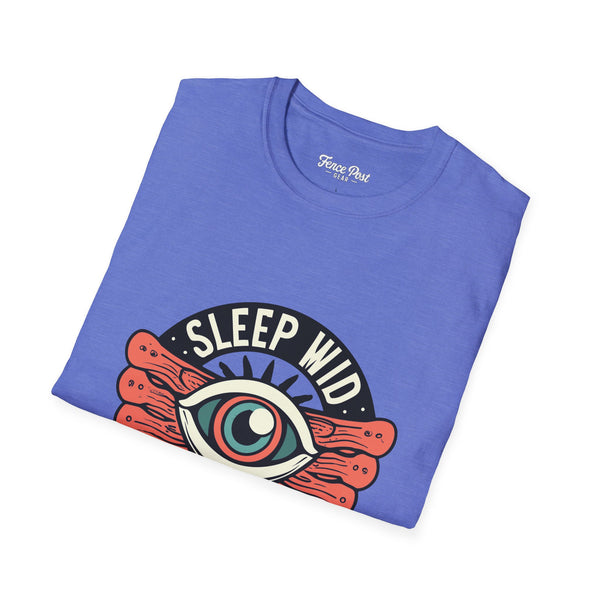 Sleep Wid Yu Own Eye - Unisex Softstyle T-Shirt
