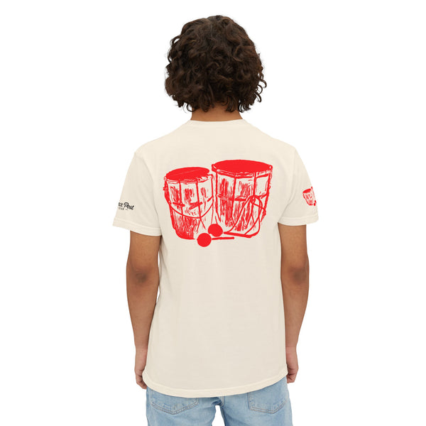 Punta Dept Red - Unisex Garment-Dyed Pocket T-Shirt