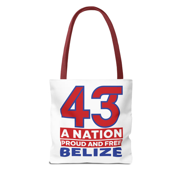 43 - White Tote Bag