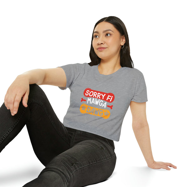 Mawga Dawg - Women's Festival Crop Top T-Shirt