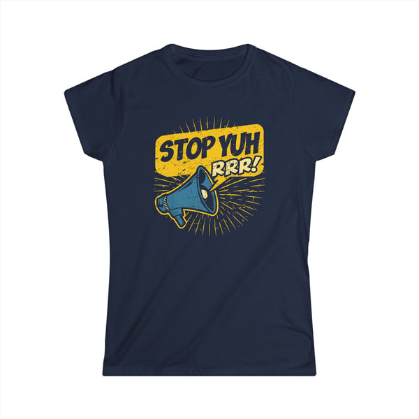 Stop Yuh RRR - Women's Softstyle T-Shirt