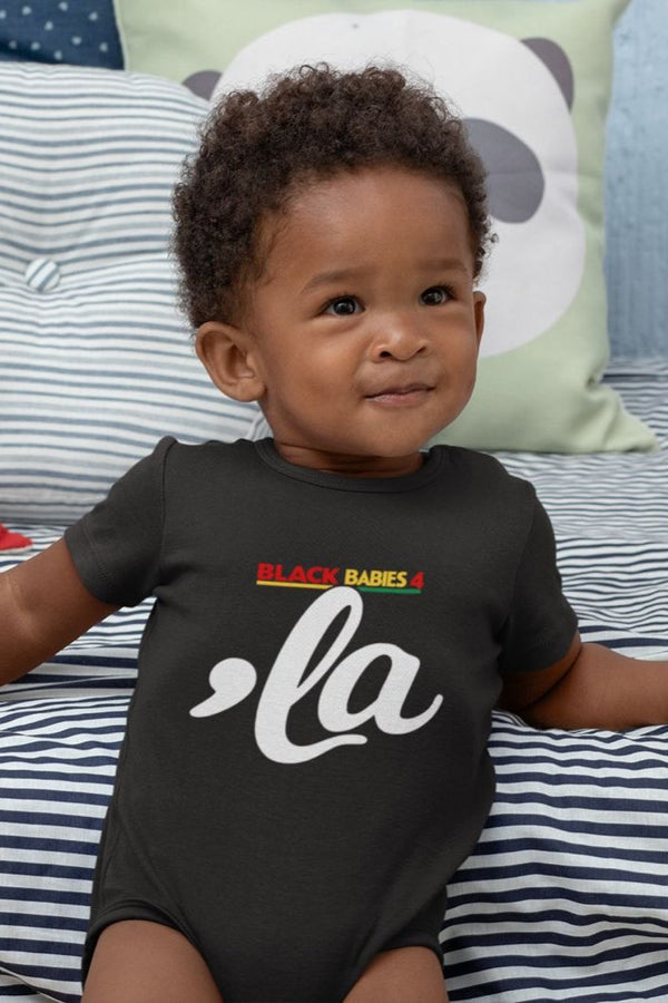 Black Babies 4 Kamala - Infant Fine Jersey Bodysuit T-Shirt