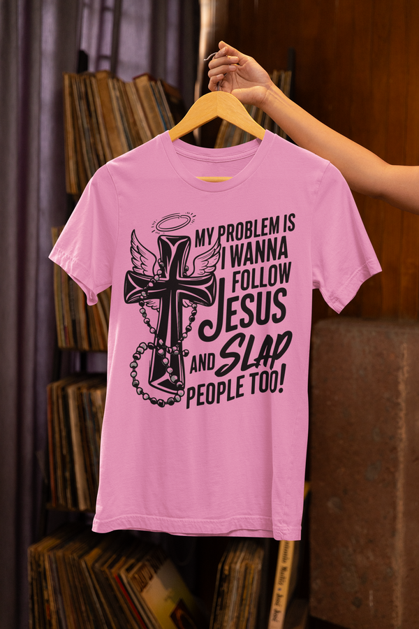 Jesus Slap - Unisex Garment-Dyed T-shirt