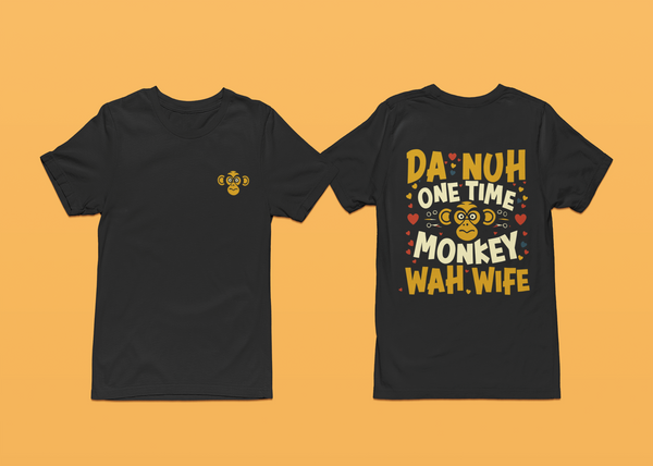 Monkey Wife - Reverse Unisex Softstyle T-Shirt