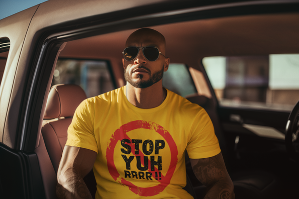 Stop Yuh Rrrr - Unisex Garment-Dyed T-shirt