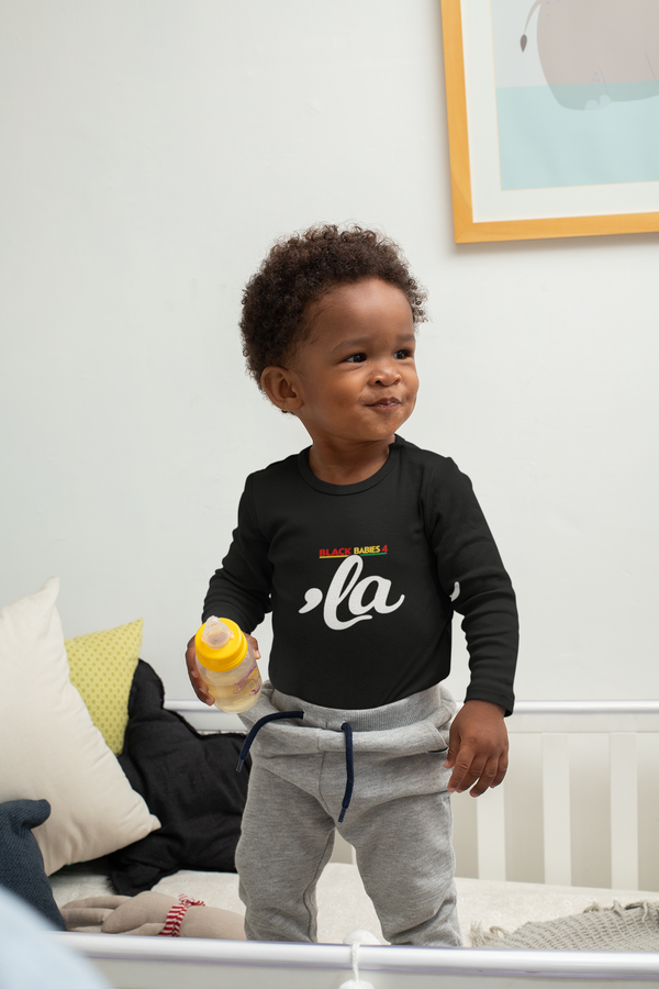 Black Babies 4 Kamala - Infant Long Sleeve Bodysuit T-Shirt
