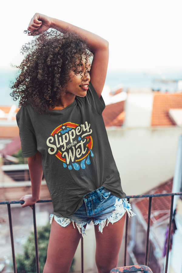 Slippery When Wet - Unisex Softstyle T-Shirt