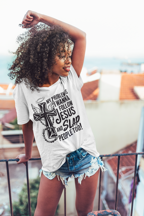 Jesus Slap - Unisex Garment-Dyed T-shirt