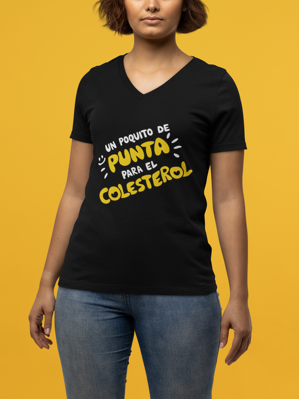 Punta Para El Colesterol - Ladies' V-Neck T-Shirt