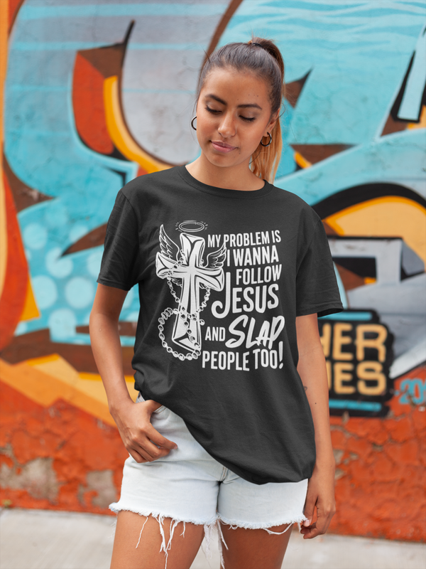 Jesus Slap - Unisex Garment-Dyed T-shirt