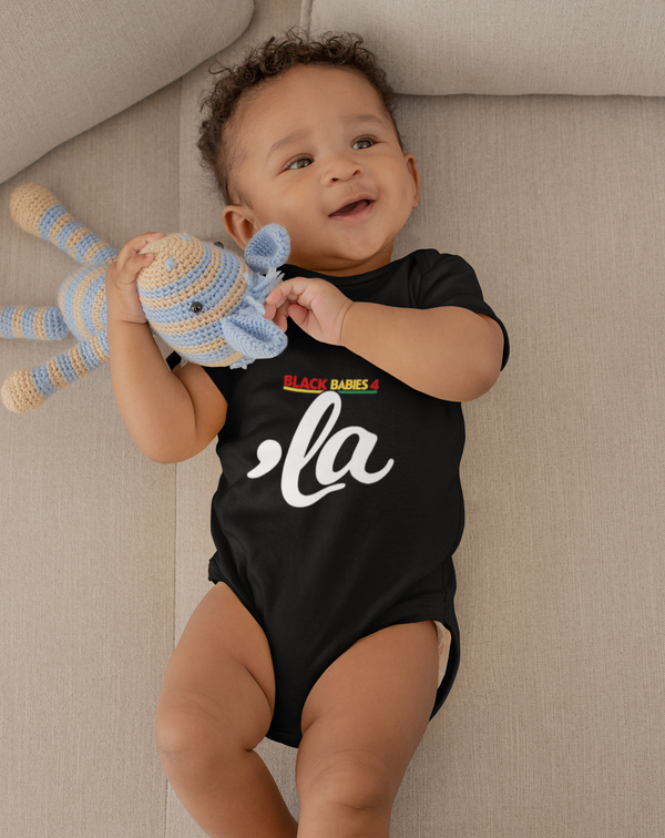 Black Babies 4 Kamala - Infant Fine Jersey Bodysuit T-Shirt