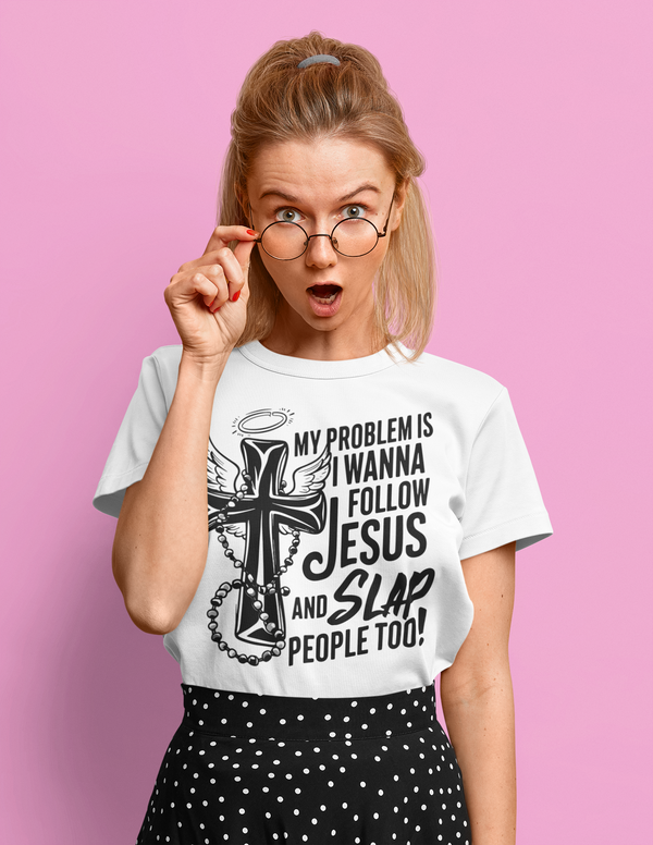 Jesus Slap - Unisex Garment-Dyed T-shirt