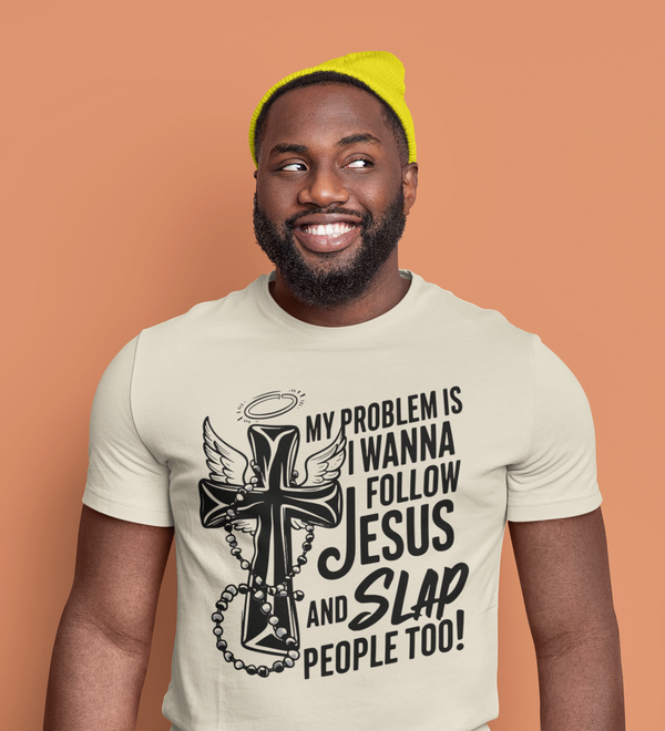 Jesus Slap - Unisex Garment-Dyed T-shirt