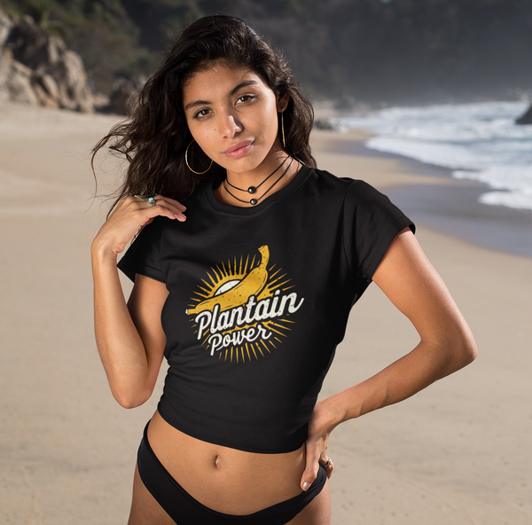 Plantain Power - Women's Festival Crop Top T-Shirt