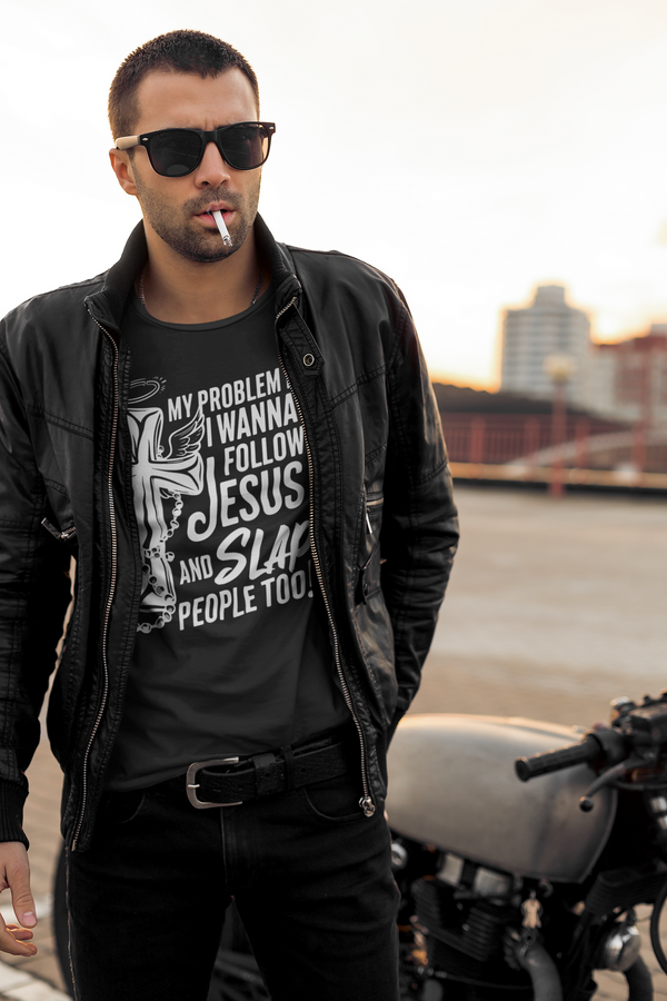 Jesus Slap - Unisex Garment-Dyed T-shirt