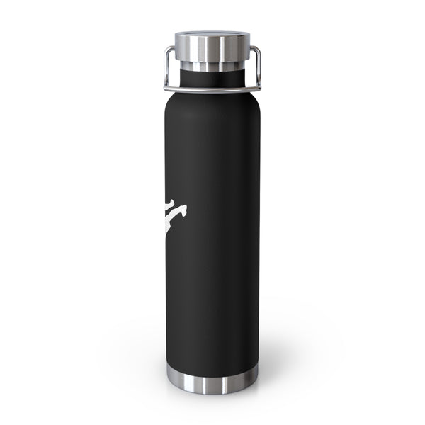 GarifunaRobics - Copper Vacuum Insulated Bottle, 22oz