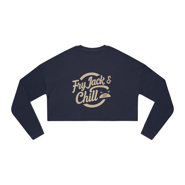 Jack and Chill - Women's Cropped Sweatshirt