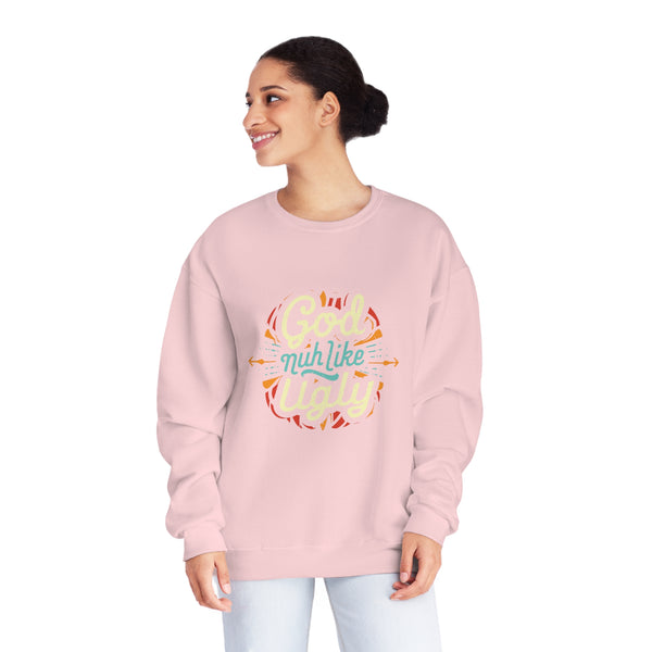 God Nuh Like Ugly - Unisex NuBlend® Crewneck Sweatshirt