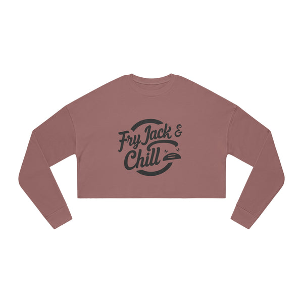 Jack and Chill - Women's Cropped Sweatshirt