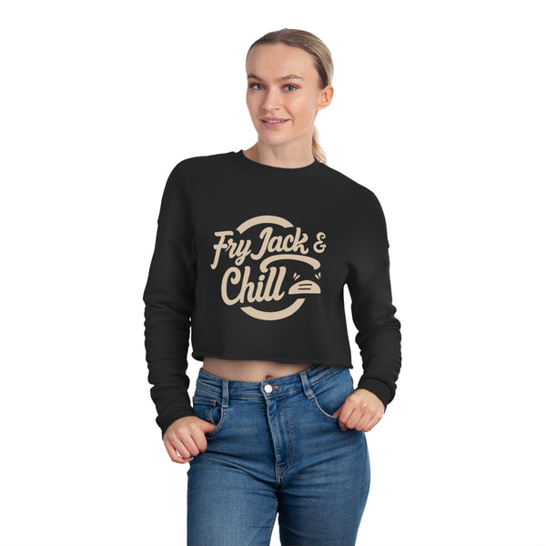 Jack and Chill - Women's Cropped Sweatshirt