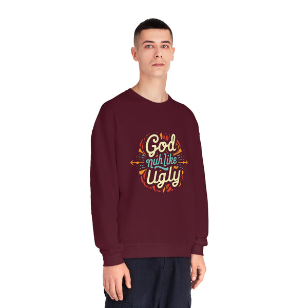 God Nuh Like Ugly - Unisex NuBlend® Crewneck Sweatshirt